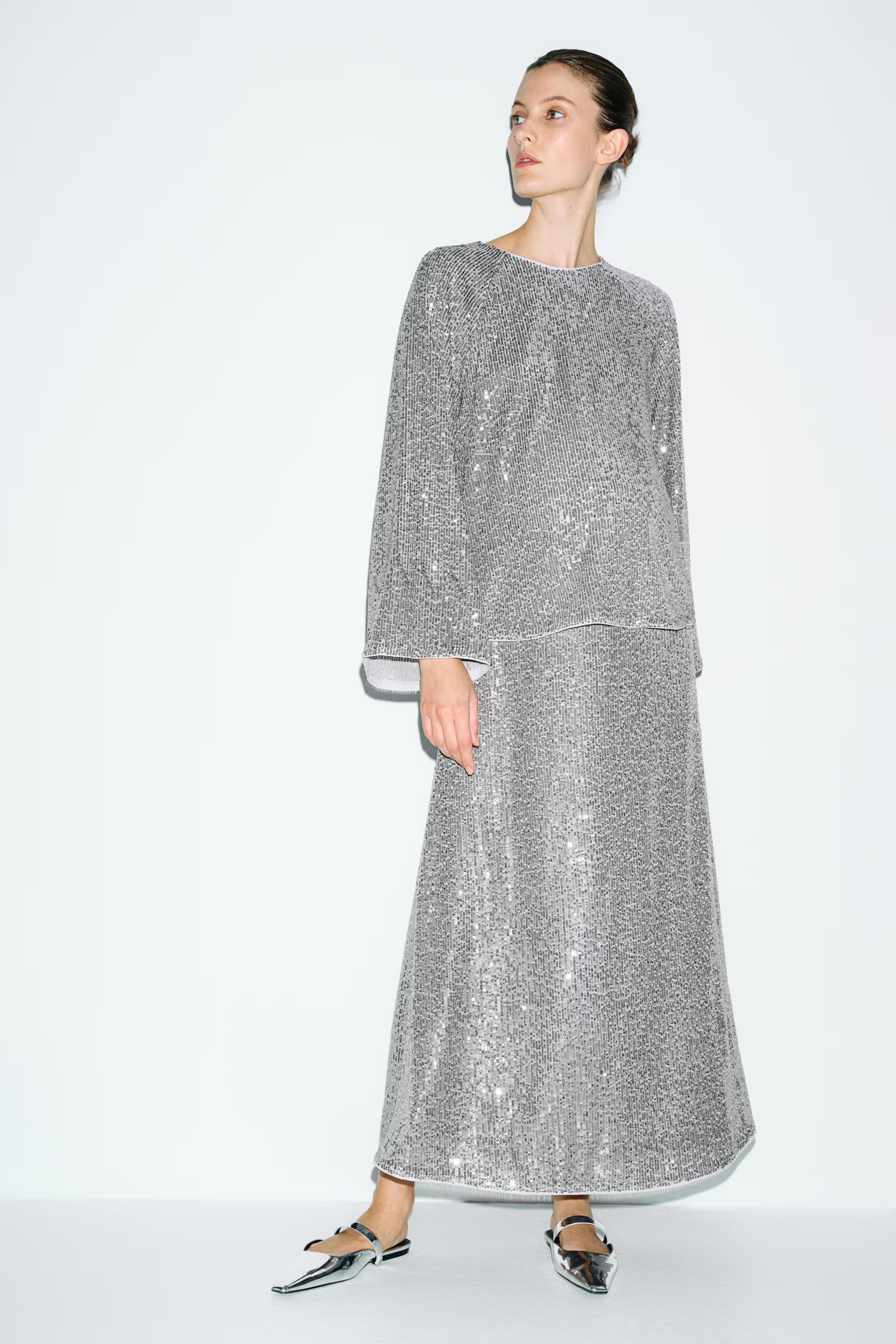 MAMA Sequined blouse | H&M (UK, MY, IN, SG, PH, TW, HK)