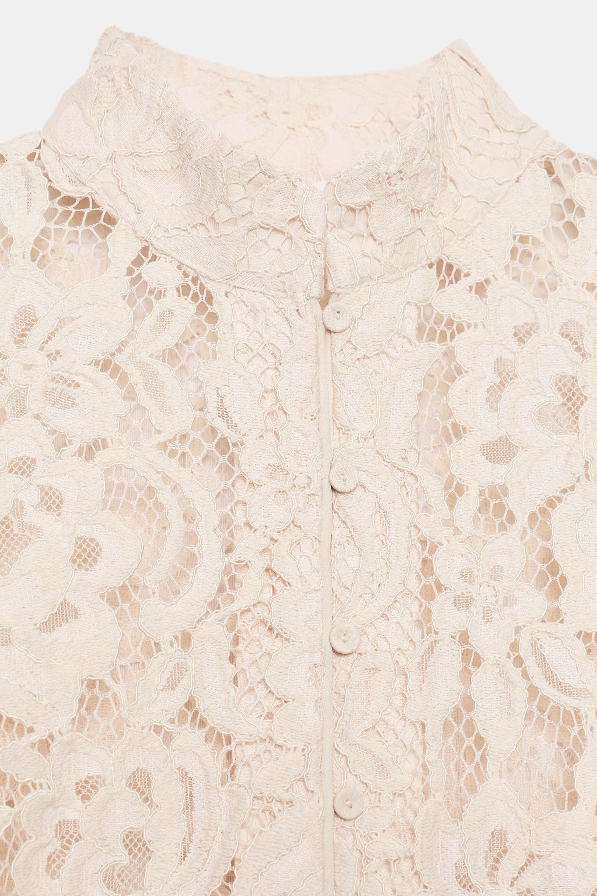 ZW COLLECTION LACE BLAZER | Zara US