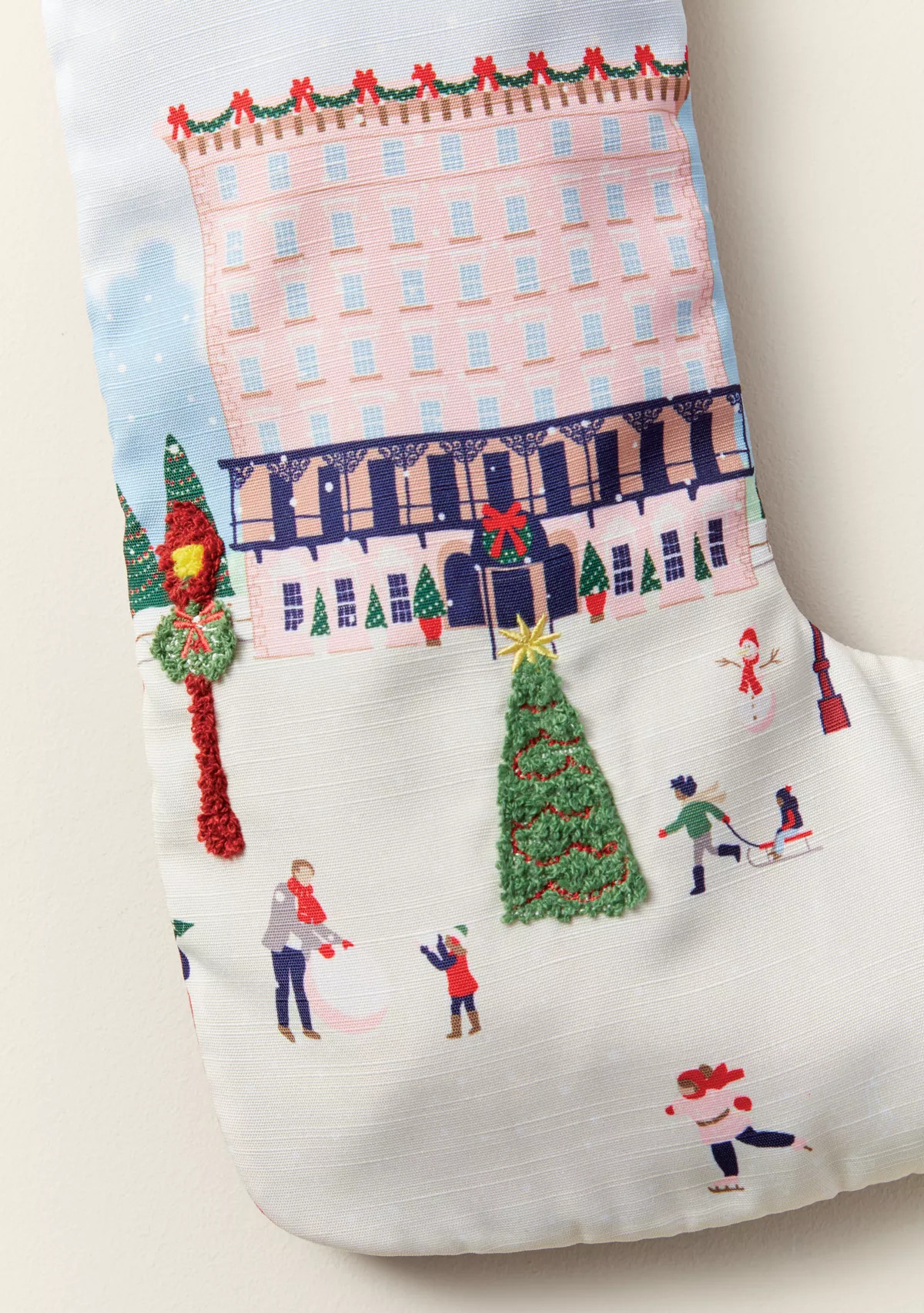 Sewing Down South x Crown & Ivy™ Sew Scenic Embroidered Stocking | Belk