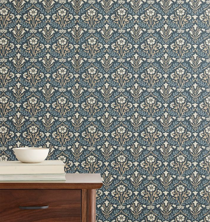 Bellflowers Morris & Co Wallpaper | Rejuvenation