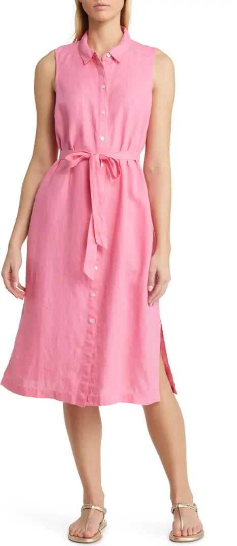 Tommy Bahaha Two Palms Linen Shirtdress | Nordstrom