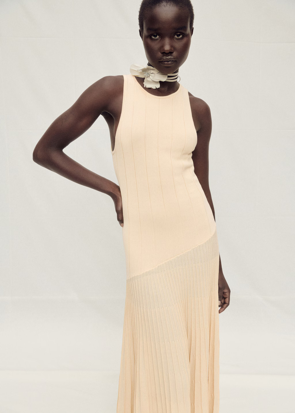 Pleated knitted dress - Women | MANGO USA | Mango (US/MX/AU)