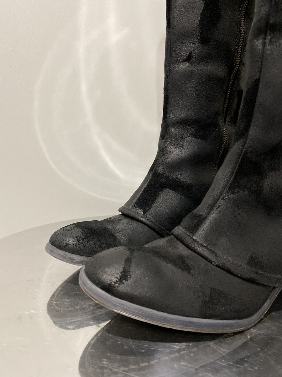 Donald J. Pliner Women's Devi Boot Black Vintage Suede Boots SIZE 7 | eBay US