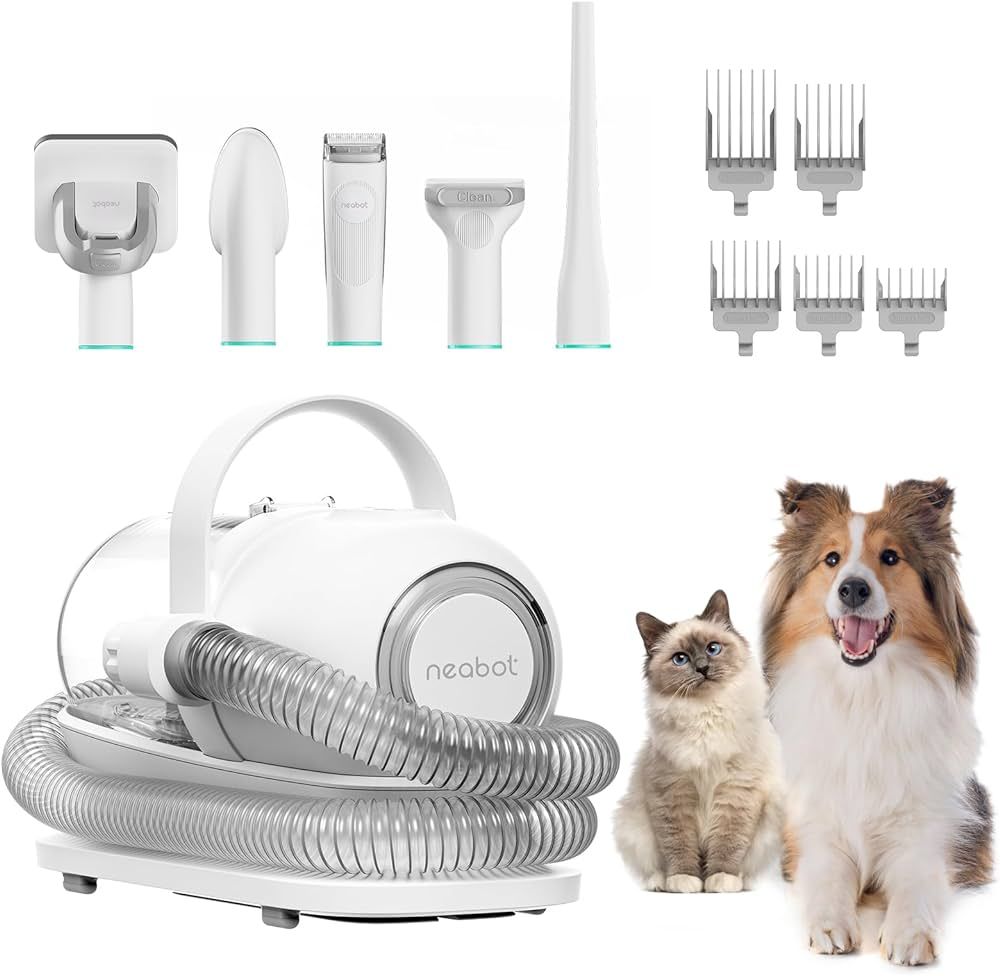Neakasa by neabot P1 Pro Pet Grooming Kit & Vacuum Suction 99% Pet Hair, Professional Grooming Cl... | Amazon (US)