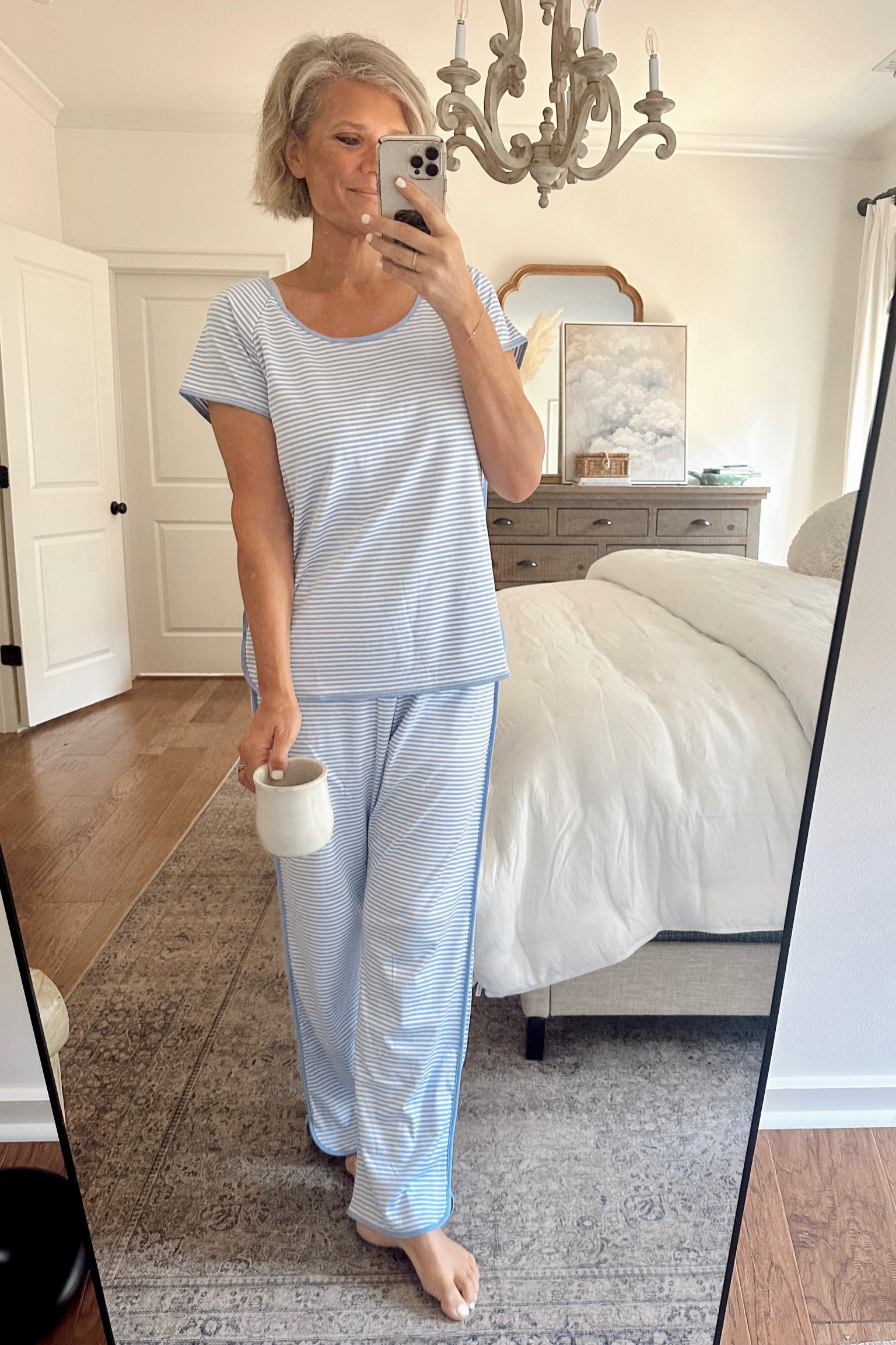 Pajamas // the softest and comfiest pjs // lake pjs // wearing size large (size up for comfort) 

#LTKOver40 #LTKStyleTip #LTKSeasonal