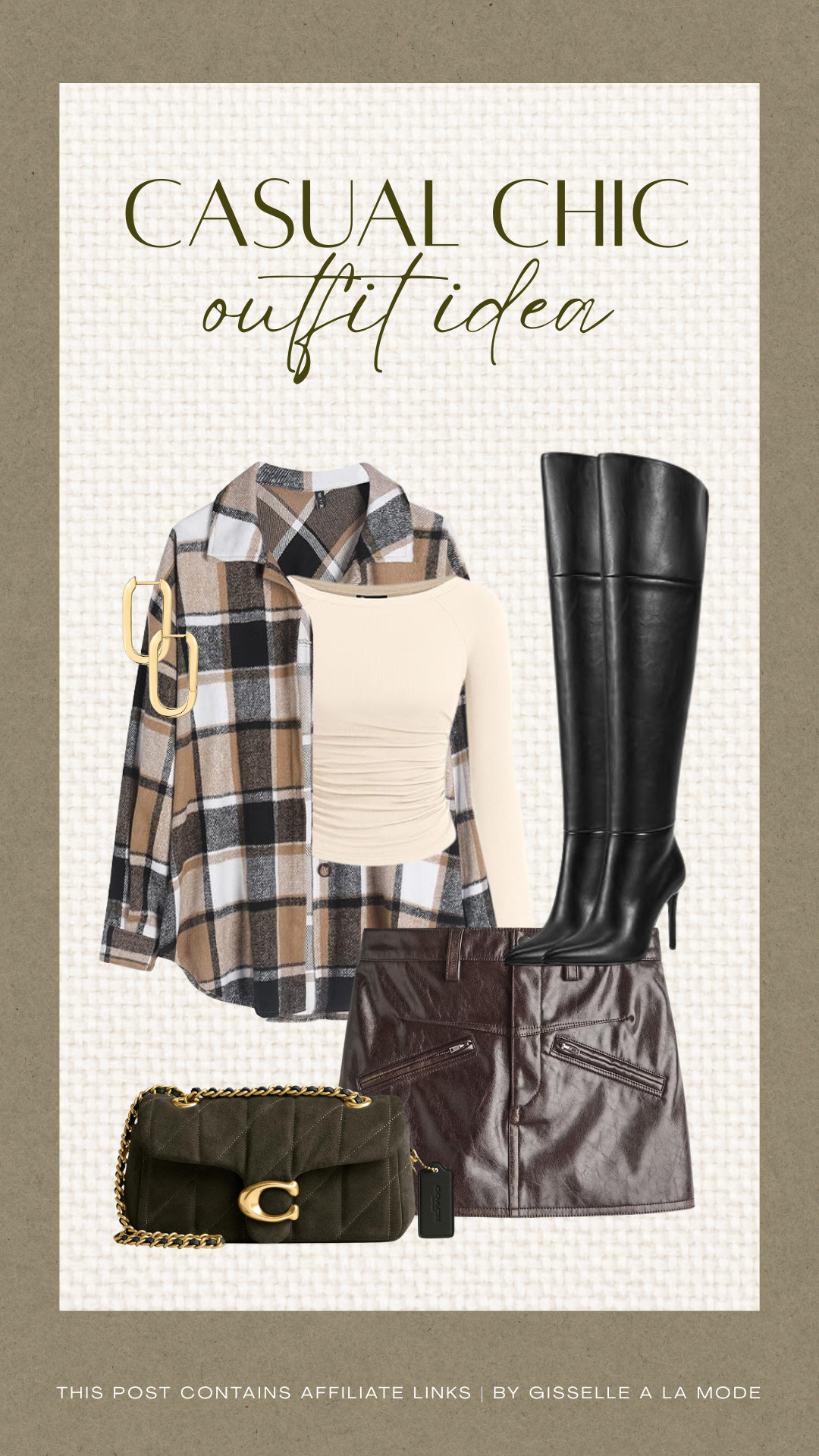 This plaid shacket paired with a leather mini creates such an effortless fall look!🍂 

 #LTKSeasonal #LTKStyleTip #LTKShoeCrush