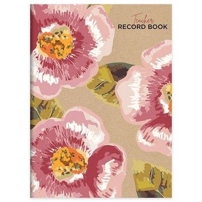 Undated Teacher Record Book 7" x 10.25" Multicolored - Botanical | Target