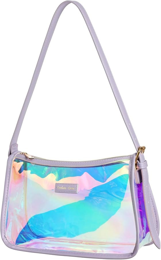Clear Shoulder Bag for Women - Stadium Approved 9x6x3 | Amazon (US)