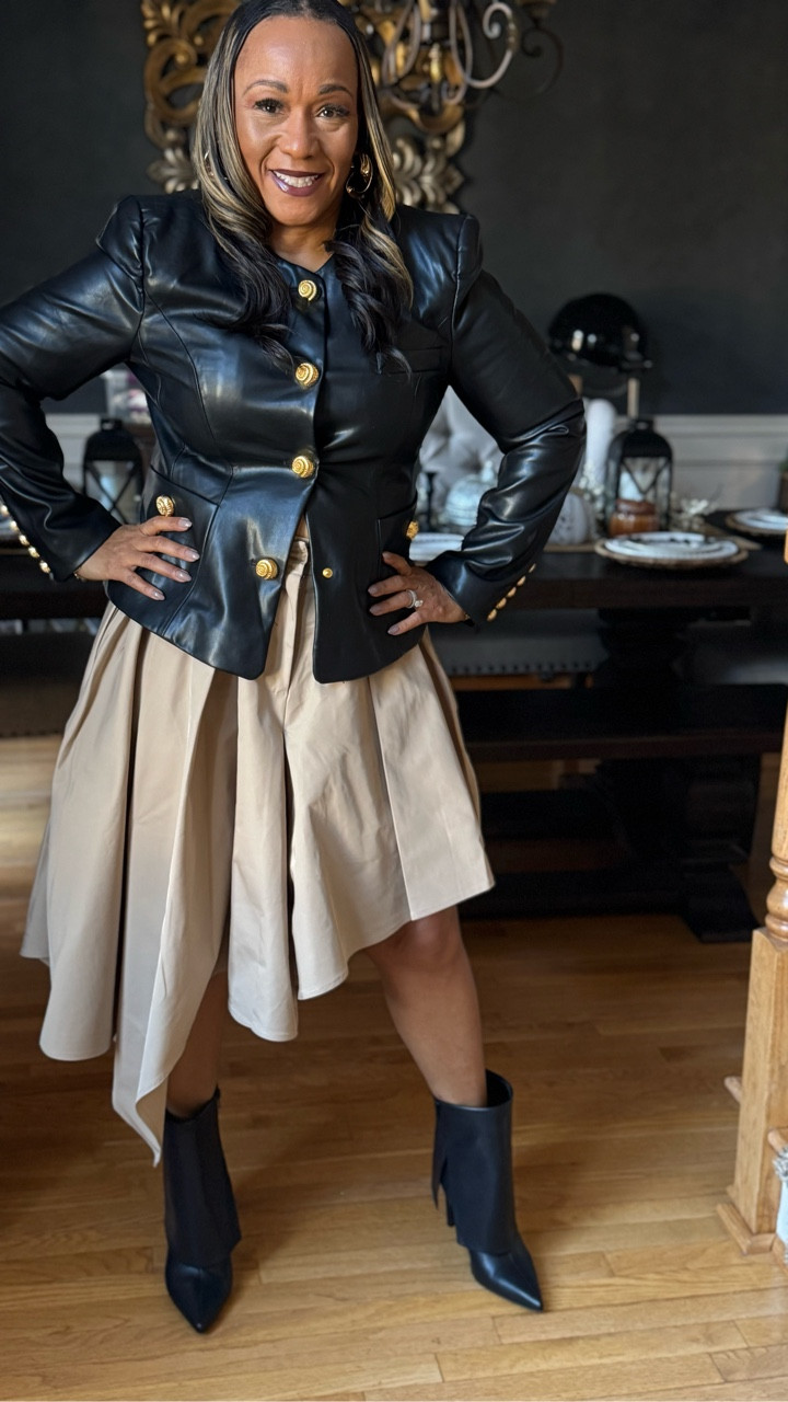 ✨ Happy Thursday— new day, new blessings! ✨
Stepping into today with confidence and a little leather attitude.

Rocking this chic look from @newdstyle paired with these sharp INC boots from Macy’s @macys — because fall fashion is all about elevated layers, bold textures, and pieces that make you feel unstoppable.
Leather is in, and she’s here to stay.


#FallFashion2025 #LeatherOutfitIdeas #NewdStyle #MacysStyle #INCBoots #HighLowFashion #FallOutfitInspo #OOTDFall #tiffanyrichstyle

#LTKOver40 #LTKootd #LTKHoliday