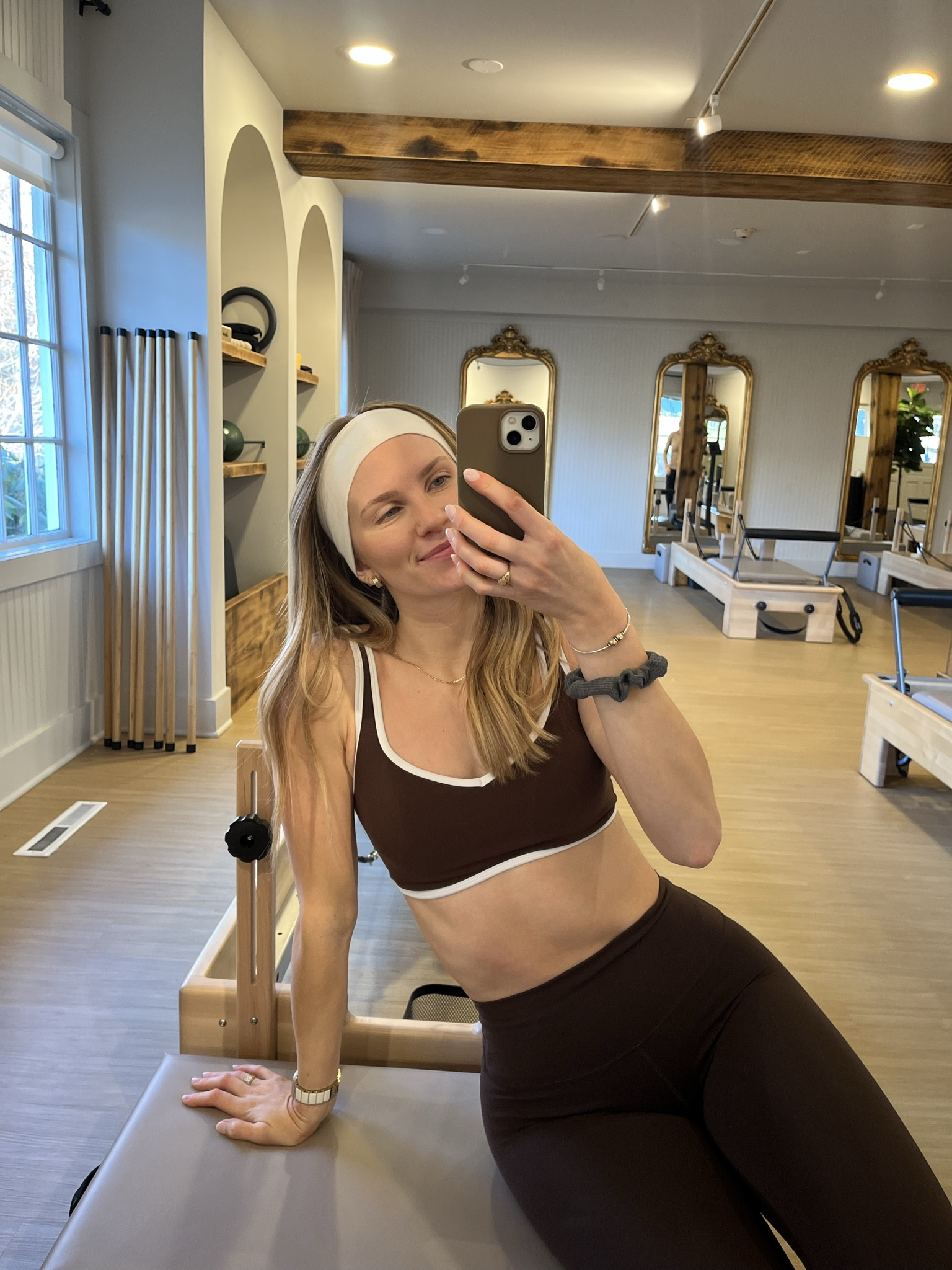 Brown Abercrombie Pilates set 

#LTKActive #LTKTall