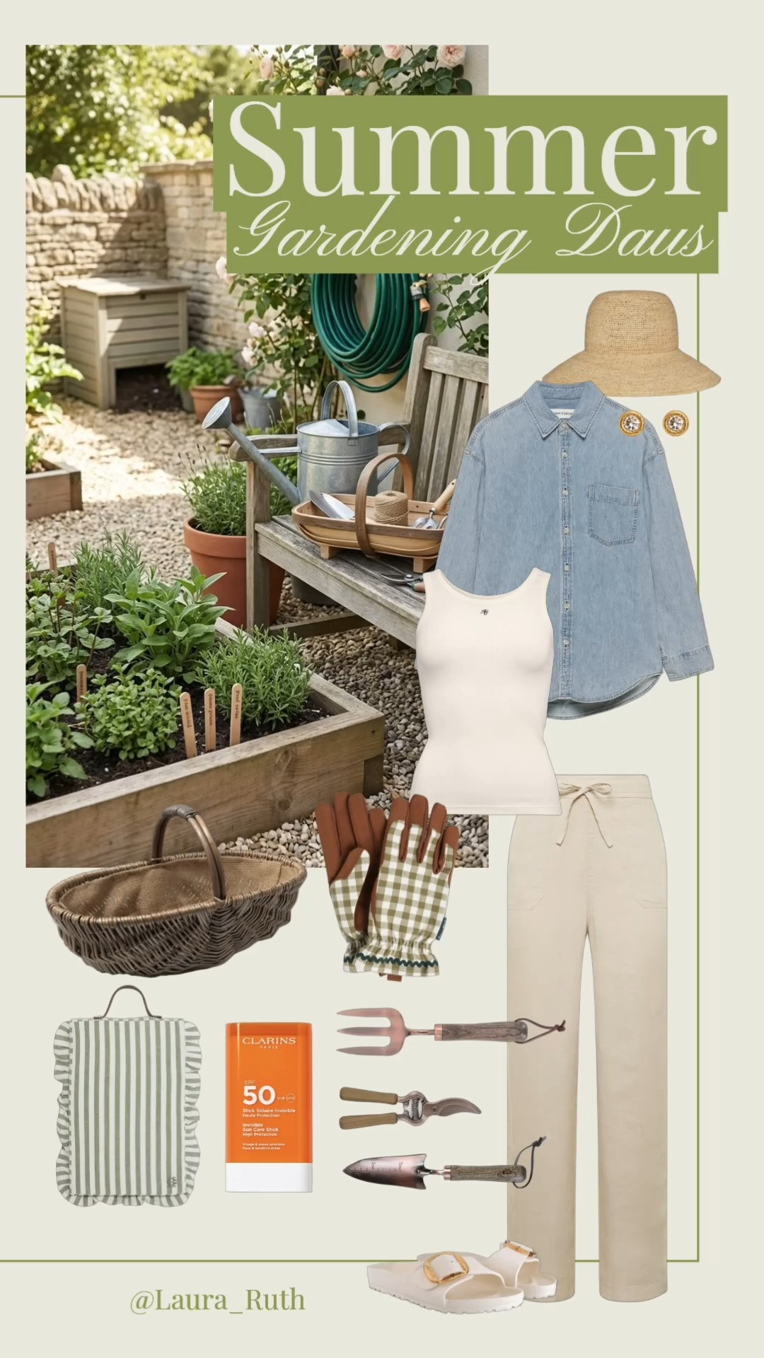 If you're spending more time in the garden this summer, these are the essentials you'll reach for again and again. 🌿 Think lightweight clothing, comfy sandals, SPF, practical tools and beautiful accessories that make every gardening day feel a little more enjoyable. 

 #LTKuk #LTKsummer #LTKstyletip