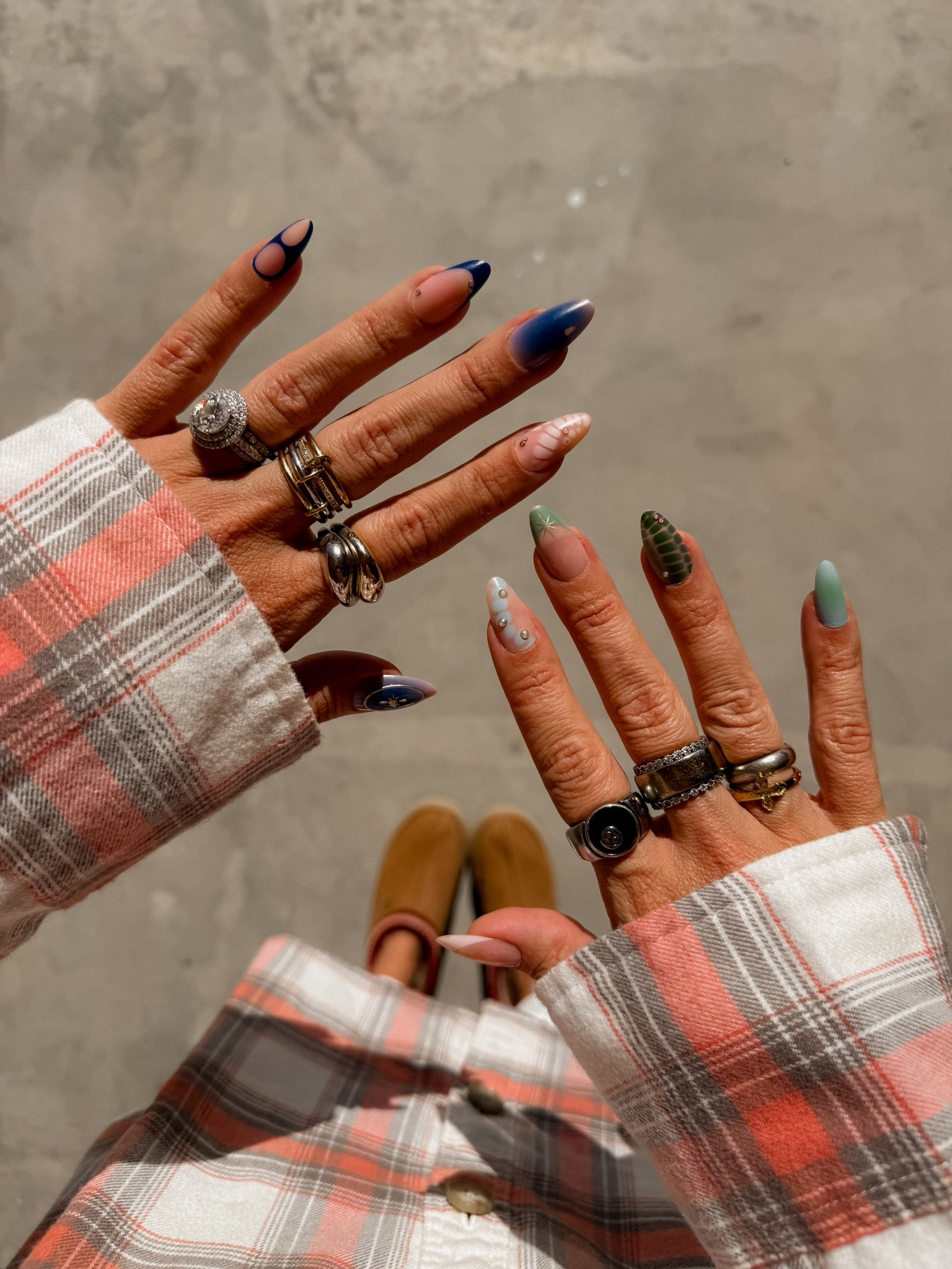 Nails are press on’s 
Wedding ring is Amazon (awaiting a redo, of my actually engagement ring)
The rest are electric picks, or Amazon. + my grandma’s wedding band. 


#LTKStyleTip 

#LTKFindsUnder100 #LTKFindsUnder50