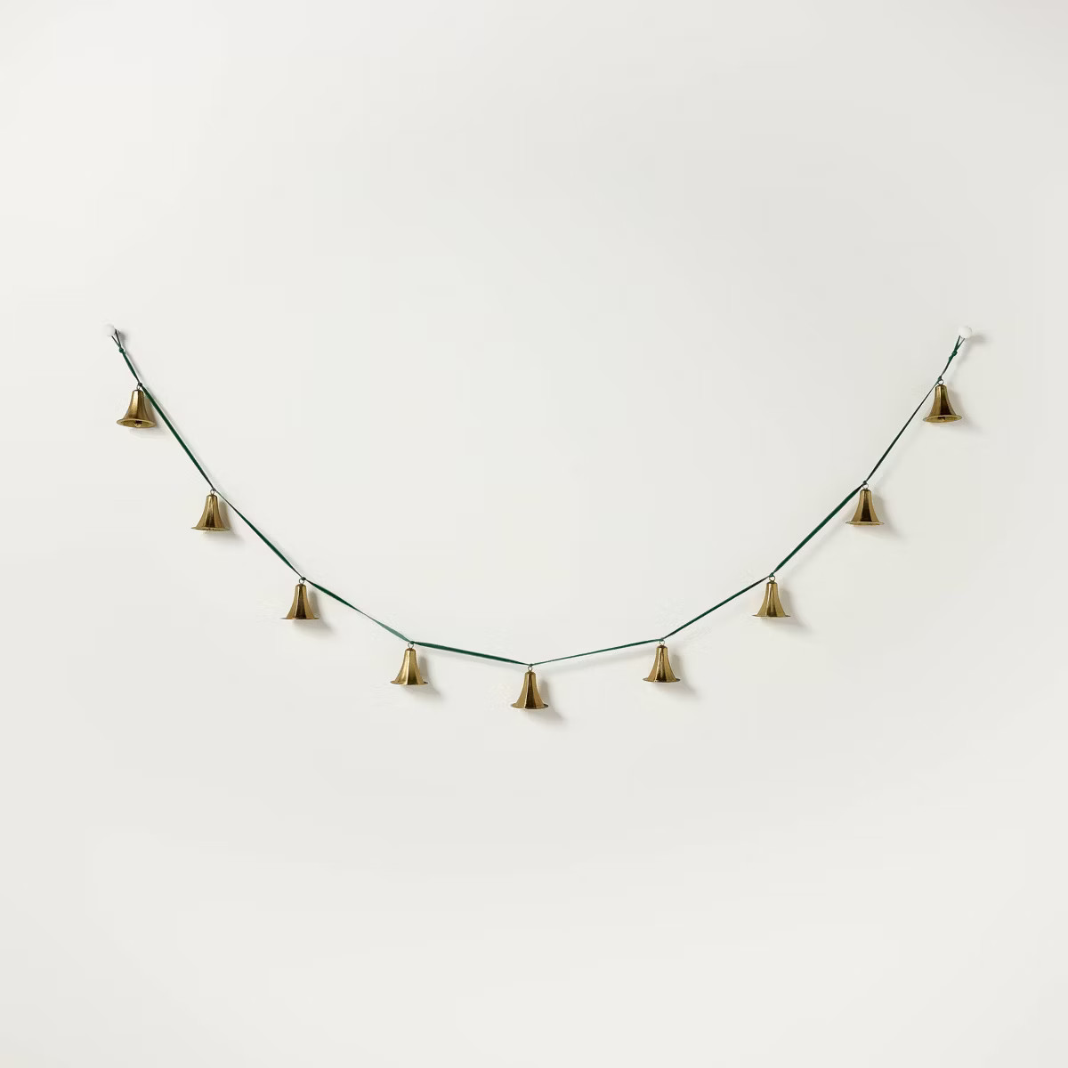 Brass Bell Garland with Velvet Ribbon - Hearth & Hand™ with Magnolia | Target