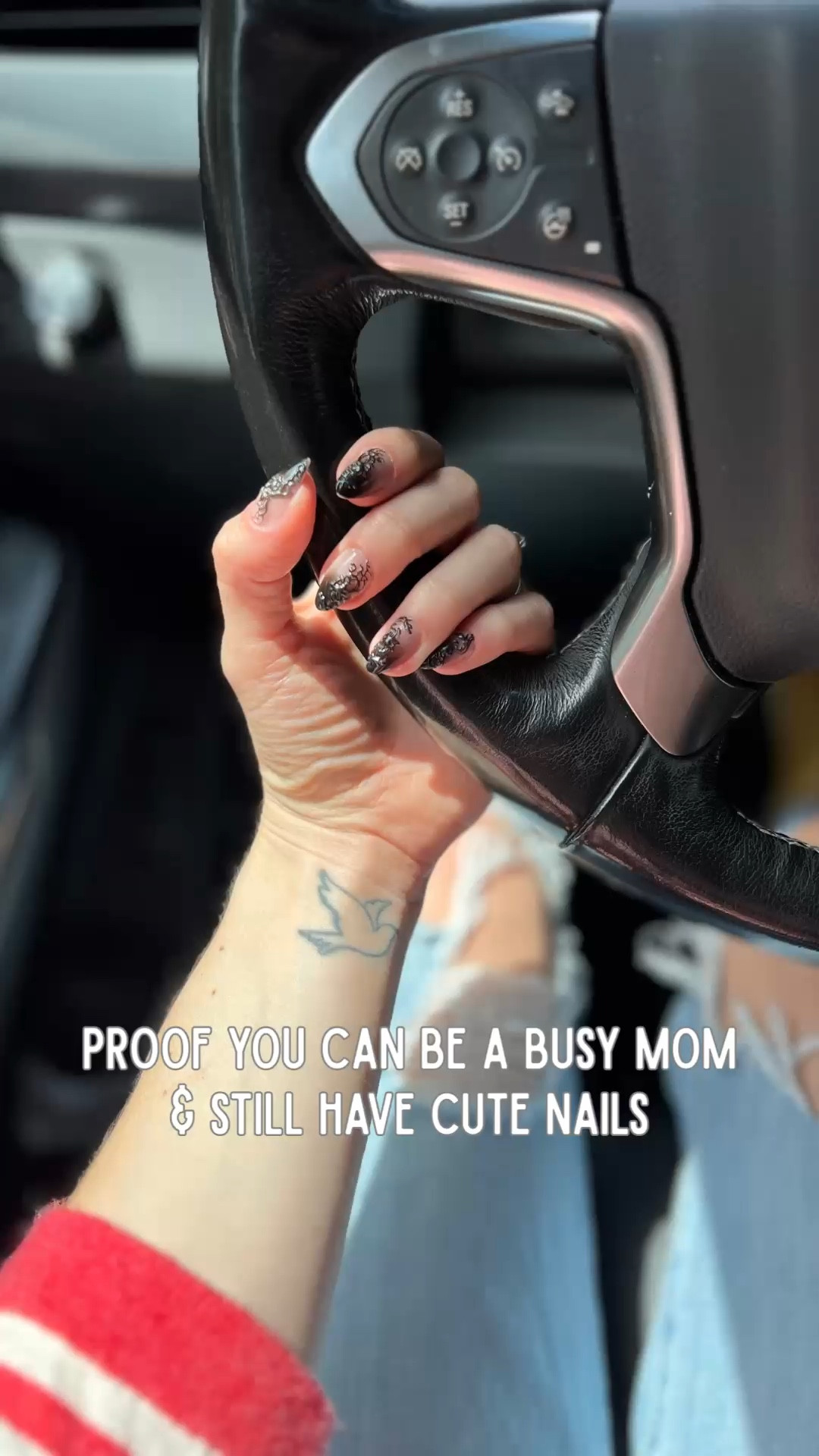 Proof you don’t need a salon appointment to have cute nails. 💅🏼

These press-on nails give that moody lace manicure look but take minutes to apply. I love the short almond shape because they’re practical for everyday life (mom tasks included) but still look polished.

They’re glossy, waterproof, and last up to two weeks — which makes them one of my favorite low-effort beauty swaps.

Linked this set in my LTK!

#LTKBeauty #LTKFinds #LTKStyle #PressOnNails #MomHack

#LTKBeauty #LTKmomlife #LTKselfcare