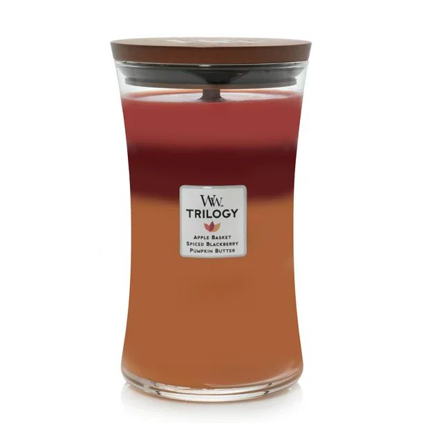 WoodWick Trilogy Autumn Harvest - Large Hourglass Candle | Walmart (US)