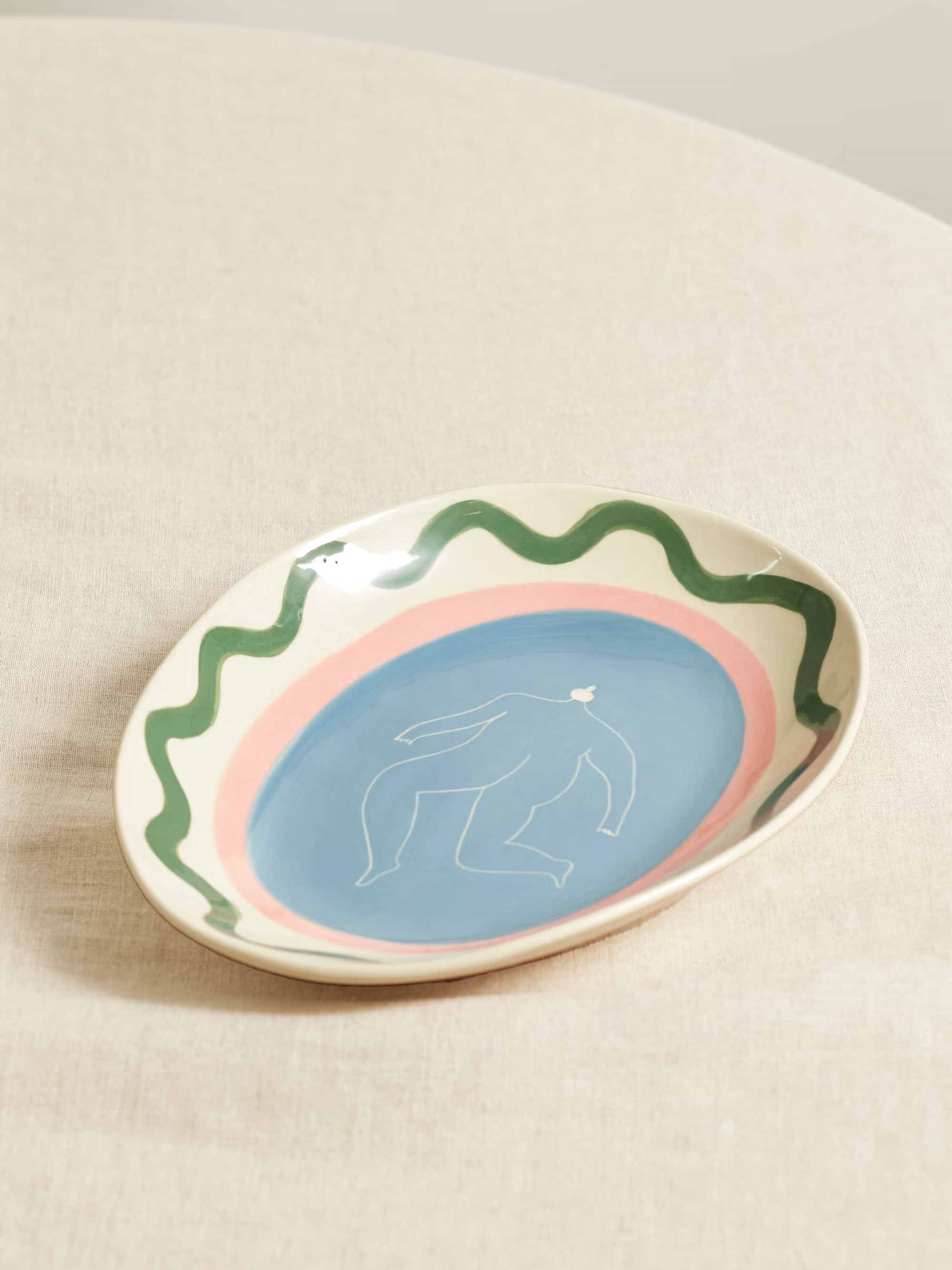 Viens on se Casse ceramic serving platter | NET-A-PORTER (UK & EU)