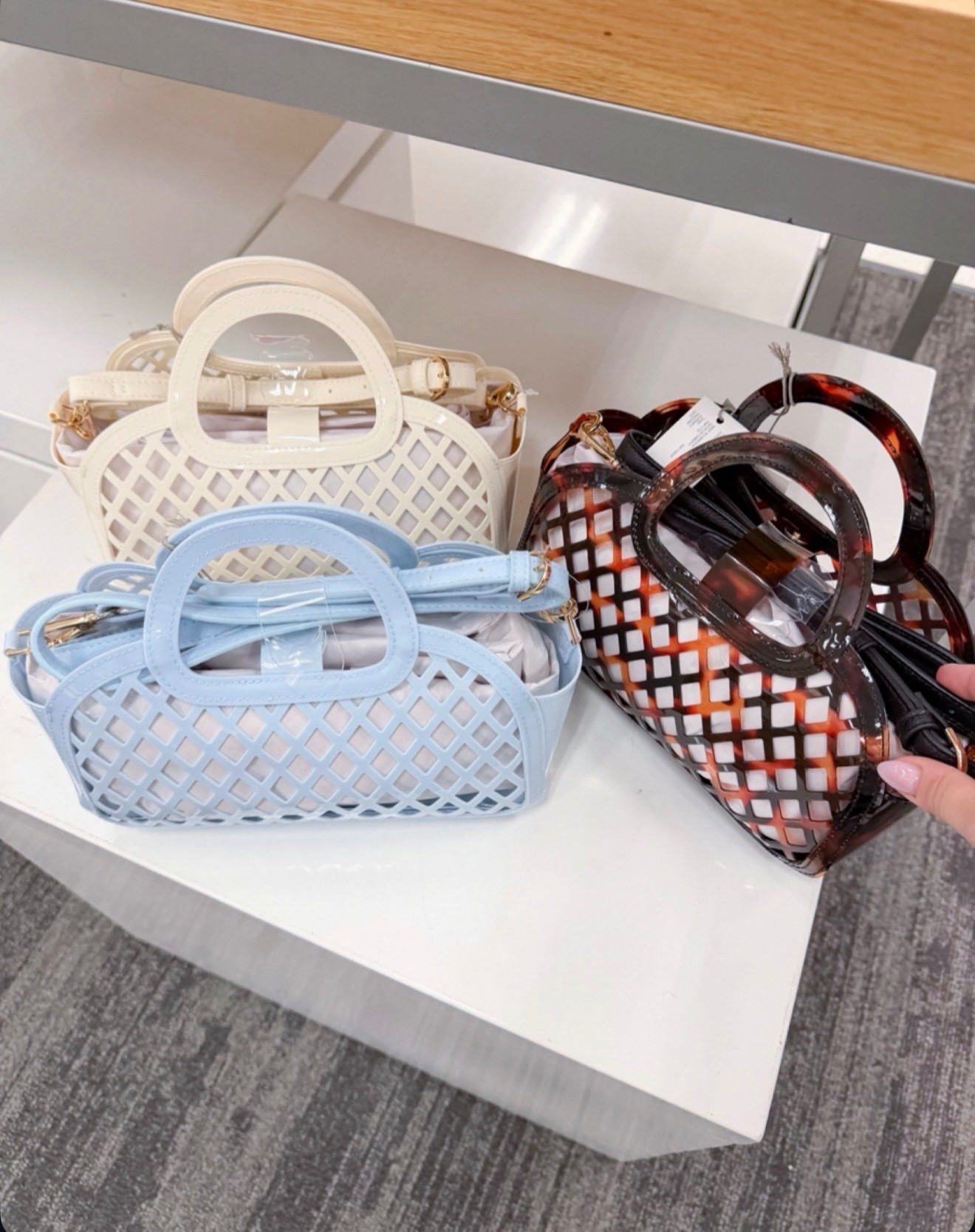 New and 20% off right now! The cutest jelly tote for the summer!

#Target #TargetFinds #TargetBags #TargetStyle #LTKFinds 

 #LTKdayinmylife #LTKSaleAlert
