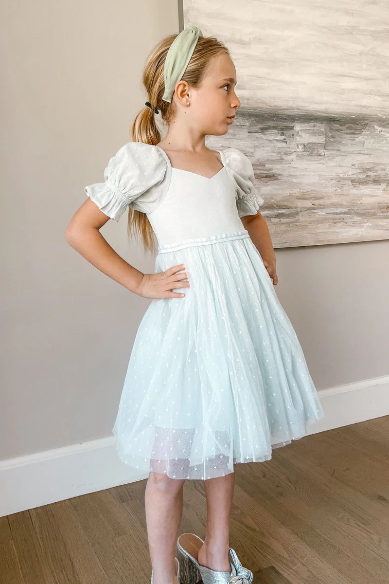 Mini Ballerina Dress in Seafoam | Ivy City Co
