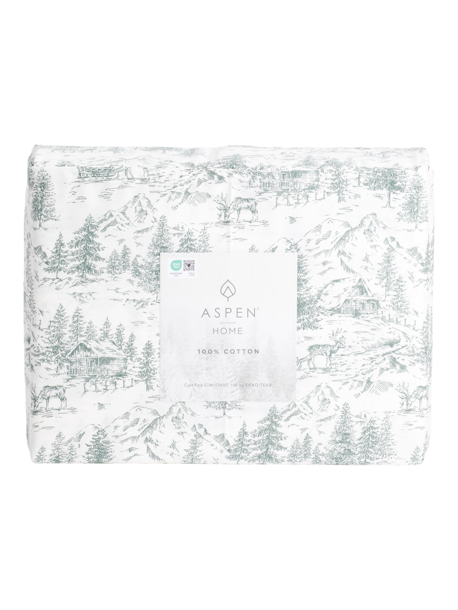 Toile Pine Tree Cotton Sheet Set | TJ Maxx