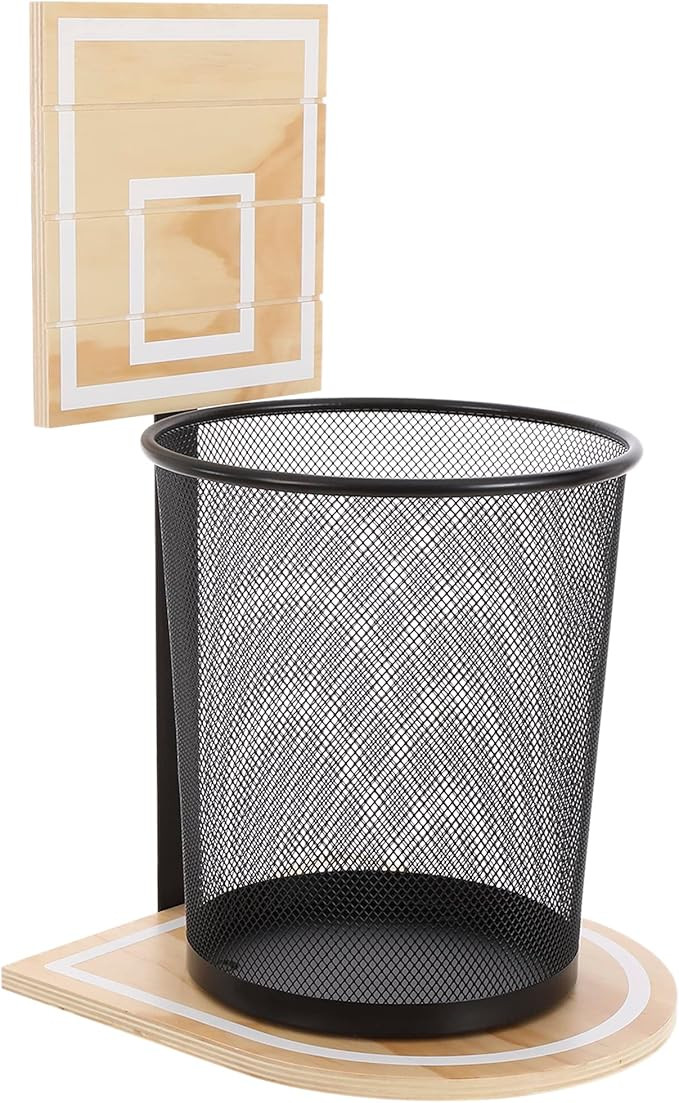 Basketball Trash Can, Basketball Hoop Trash Can, Hoop Bin, Wastebasket Game, Sports Garbage Bin, ... | Amazon (US)