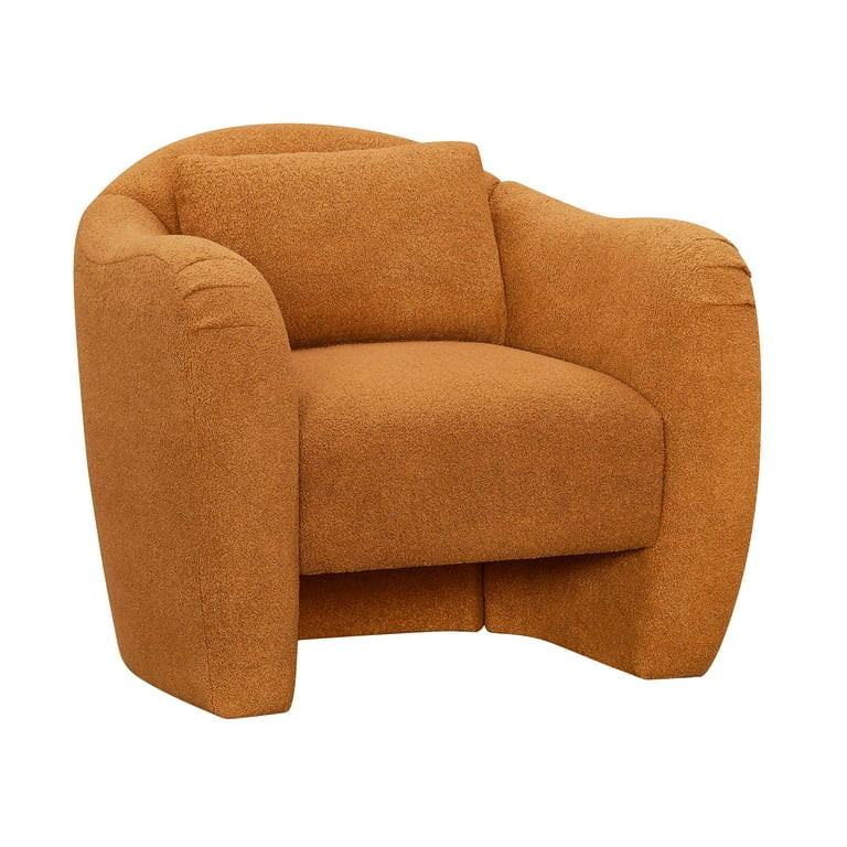 Beautiful Barrymore Teddy Accent Chair by Drew Barrymore, Butterscotch Shearling | Walmart (US)