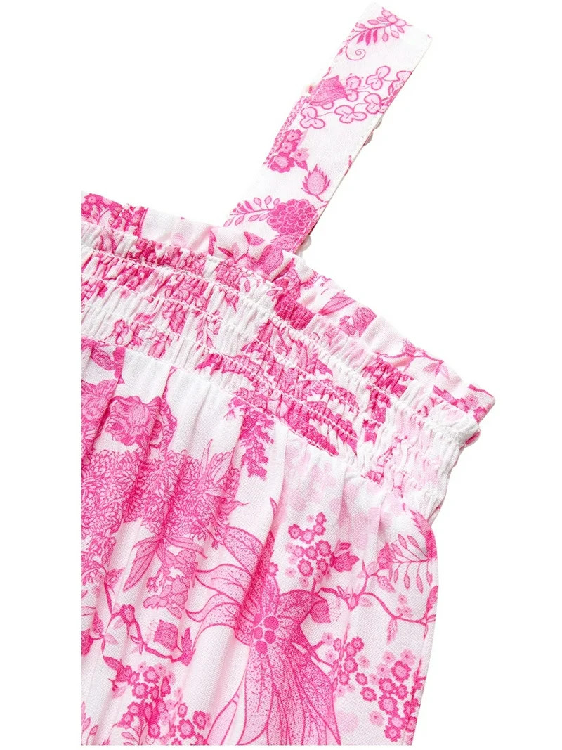 Jessica Simpson Girls' Coverup Romper, Sizes 4-16 | Walmart (US)