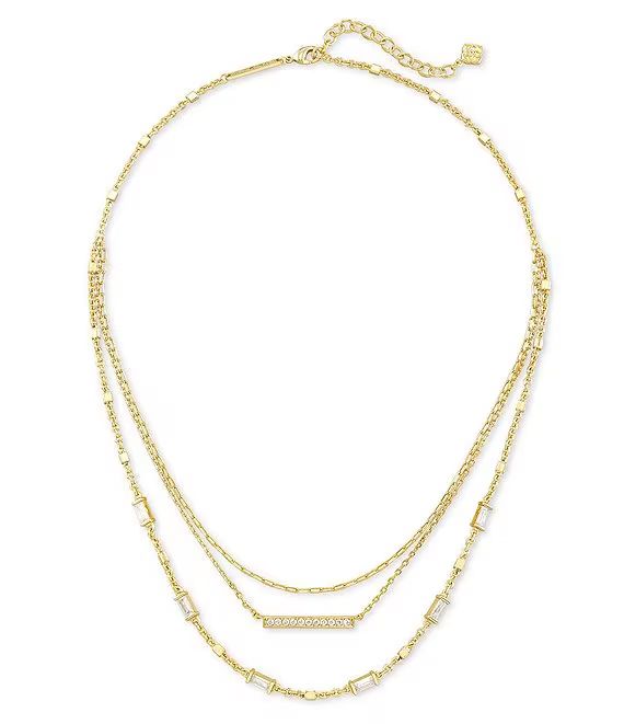 Addison Triple Strand Necklace | Dillard's