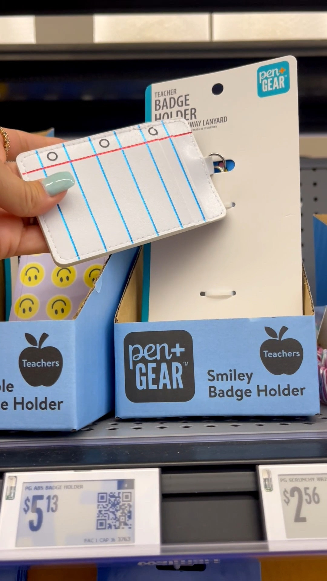 Cutest teacher badge holders from Walmart✏️📓🗒️