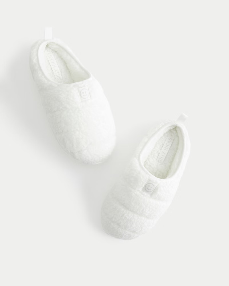Gilly Hicks Quilted Sherpa Slides | Hollister (US)