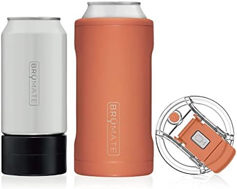 BrüMate Hopsulator Trio 3-in-1 Insulated Can Cooler for 12oz / 16oz Cans + 100% Leak Proof Tumbler w | Amazon (US)