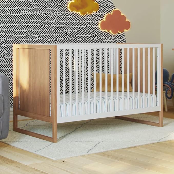 Nurture& The Crib - Baby, Toddler Convertible Crib | Sustainable Non-Toxic Materials | 3 Adjustab... | Amazon (US)