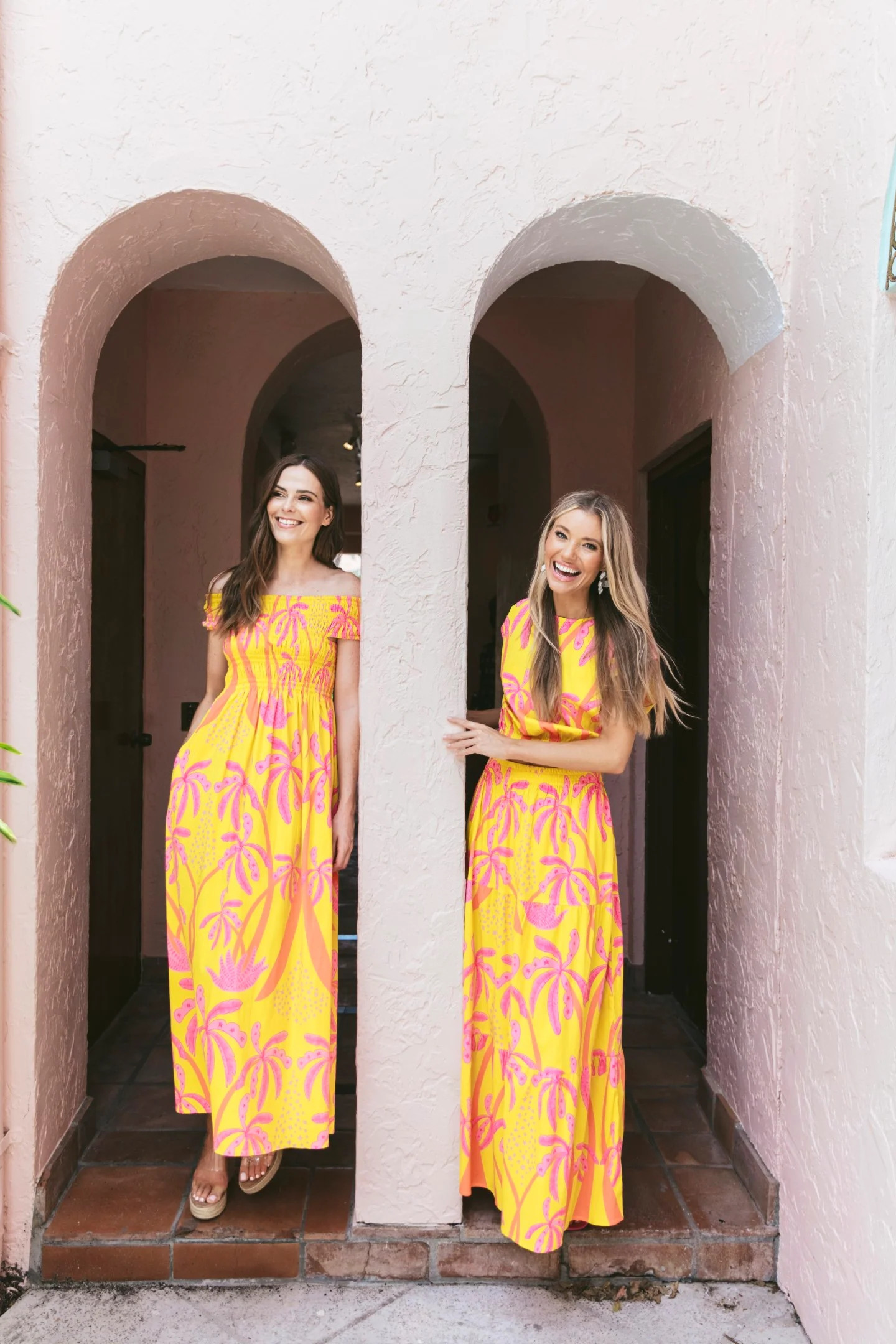 Sheridan French I Spring 2024 I Gardenia Skirt in Antigua Palm | Sheridan French