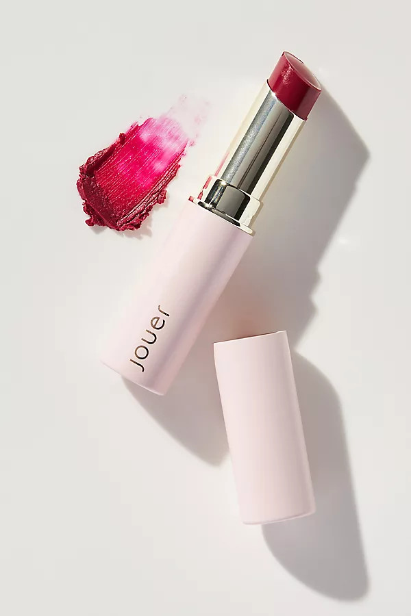 Jouer Cosmetics Balm Bouche Demi-Matte Lip By Jouer Cosmetics in Purple | Anthropologie (US)
