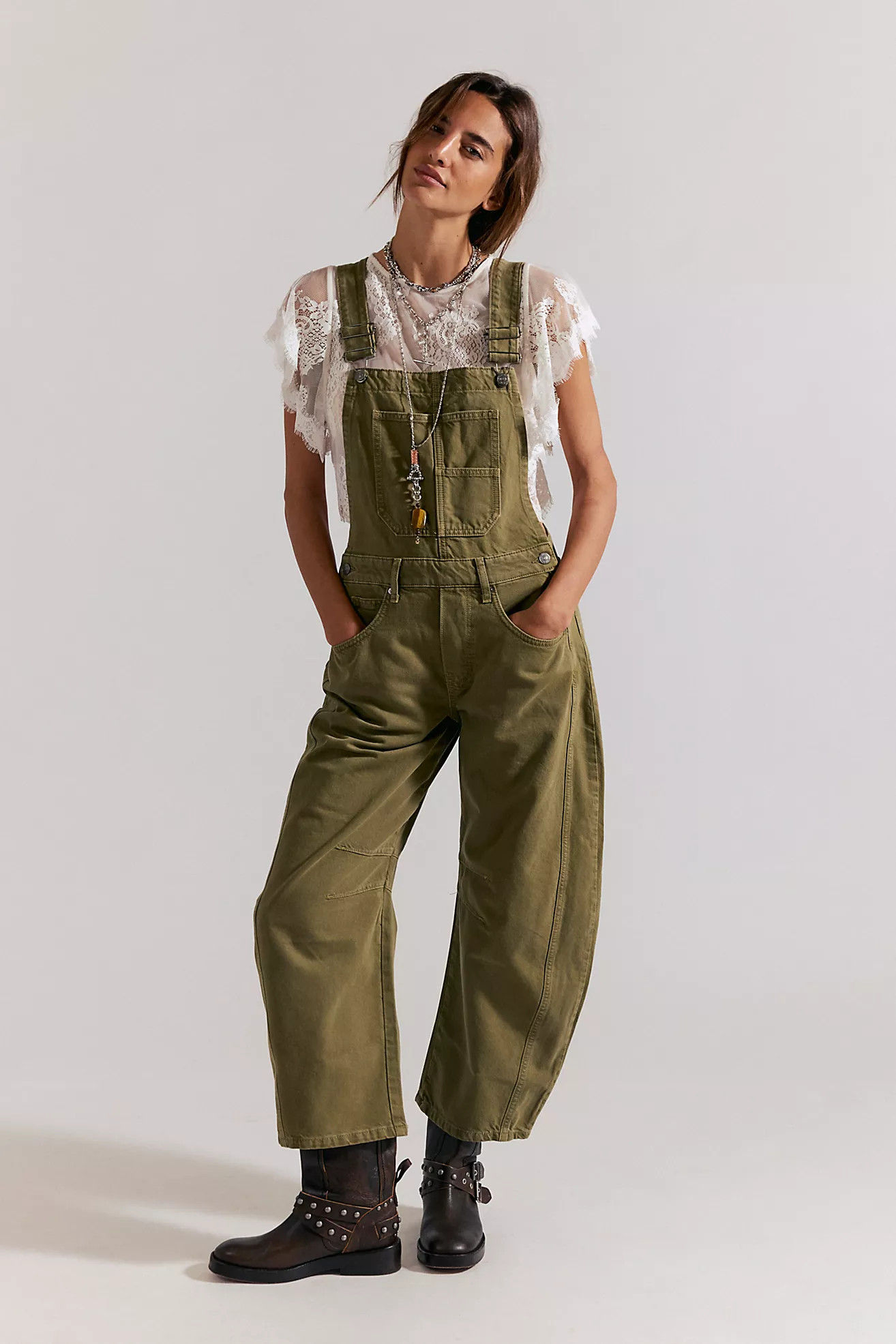 We The Free Good Luck Barrel Overalls | Free People (Global - UK&FR Excluded)