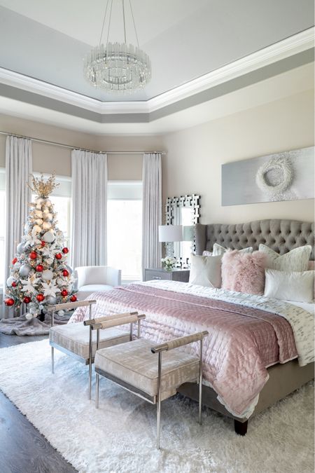 Shop items in this bedroom or similar | bedroom decor | Christmas tree | Christmas decor | holiday decor | holiday family photo | guest bedroom | home decor | gift guide | holiday hosting 

#LTKCyberweek #LTKHoliday #LTKhome