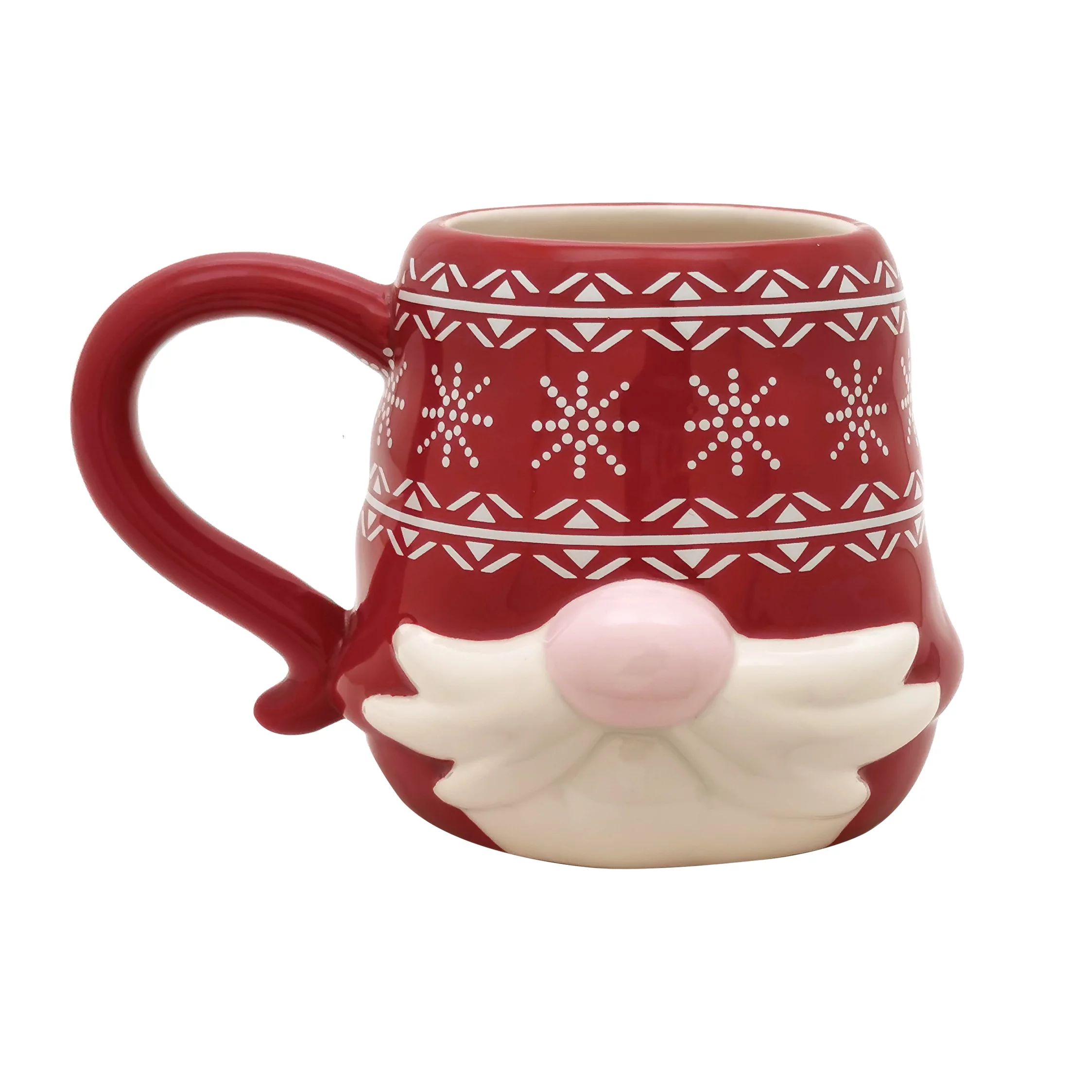 Holiday Time Gnome Mug, 12 fl oz Stoneware Ceramic - Walmart.com | Walmart (US)