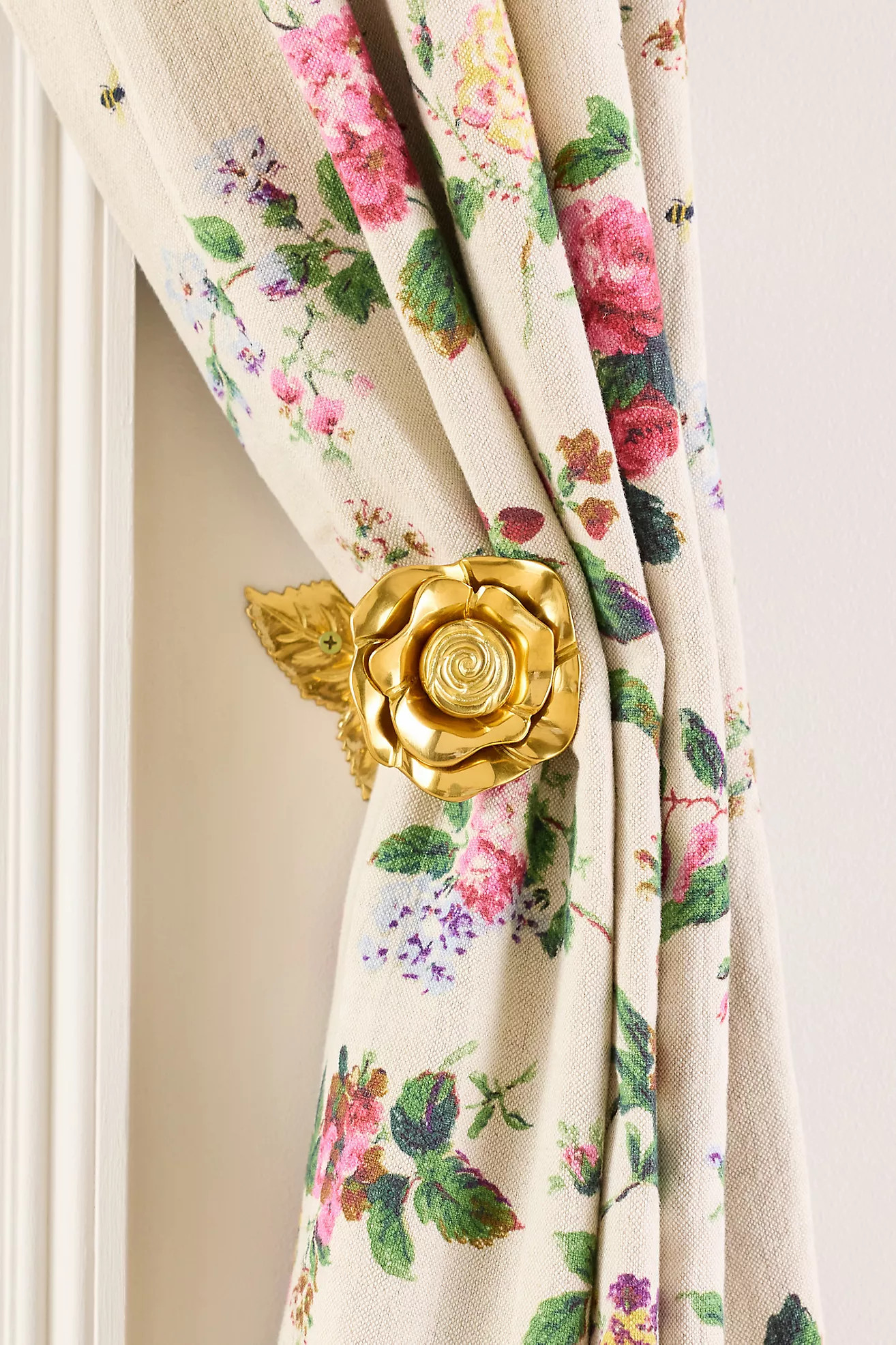 Brass Rose Tieback | Anthropologie (US)