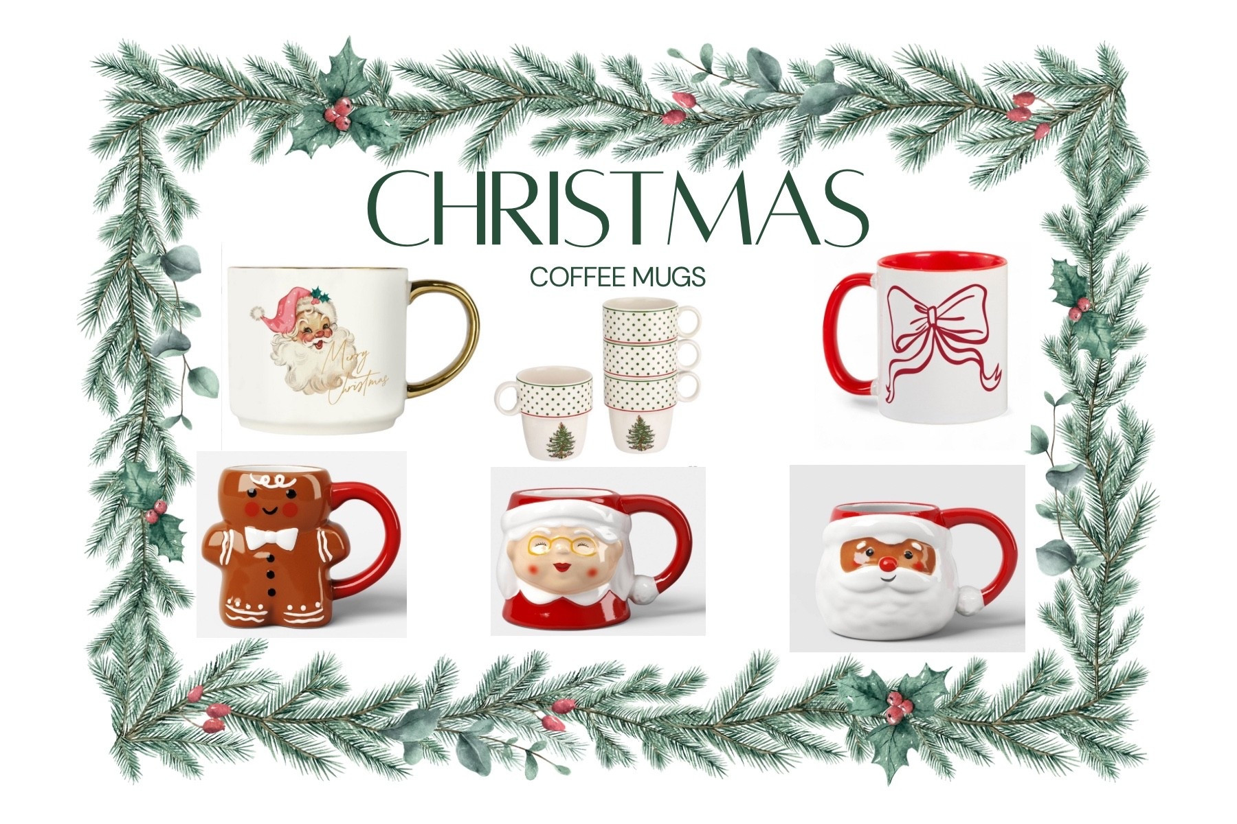 Christmas coffee mugs and cups. ❤️🎄


#target 

#LTKGiftGuide #LTKmorningroutine #LTKHoliday