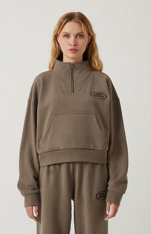 Land Rover Emblem Half-Zip Sweatshirt | PacSun