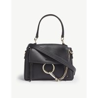 Chloe Women's Black Faye Day Mini Leather Shoulder Bag | Selfridges
