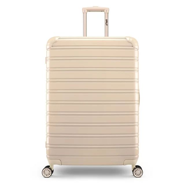 iFLY Hardside Fibertech Luggage 28" Checked Luggage, Champagne | Walmart (US)