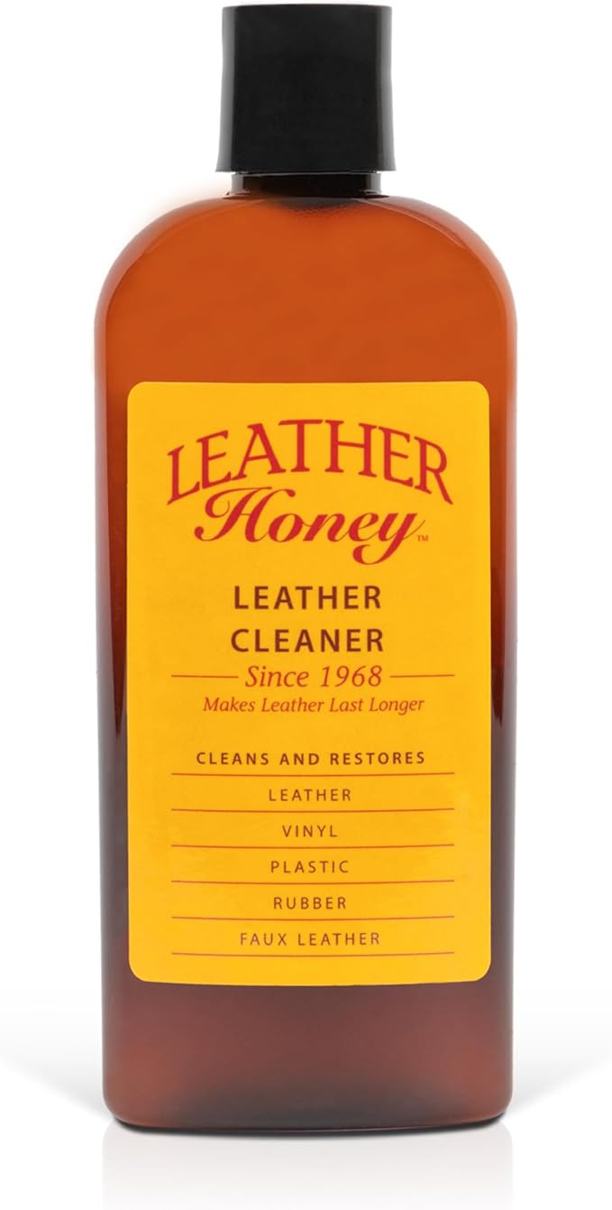 Leather Honey Leather Cleaner: Deep Clean Leather, Faux & Vinyl Couches, Car Seats, Purses, Tack... | Amazon (US)