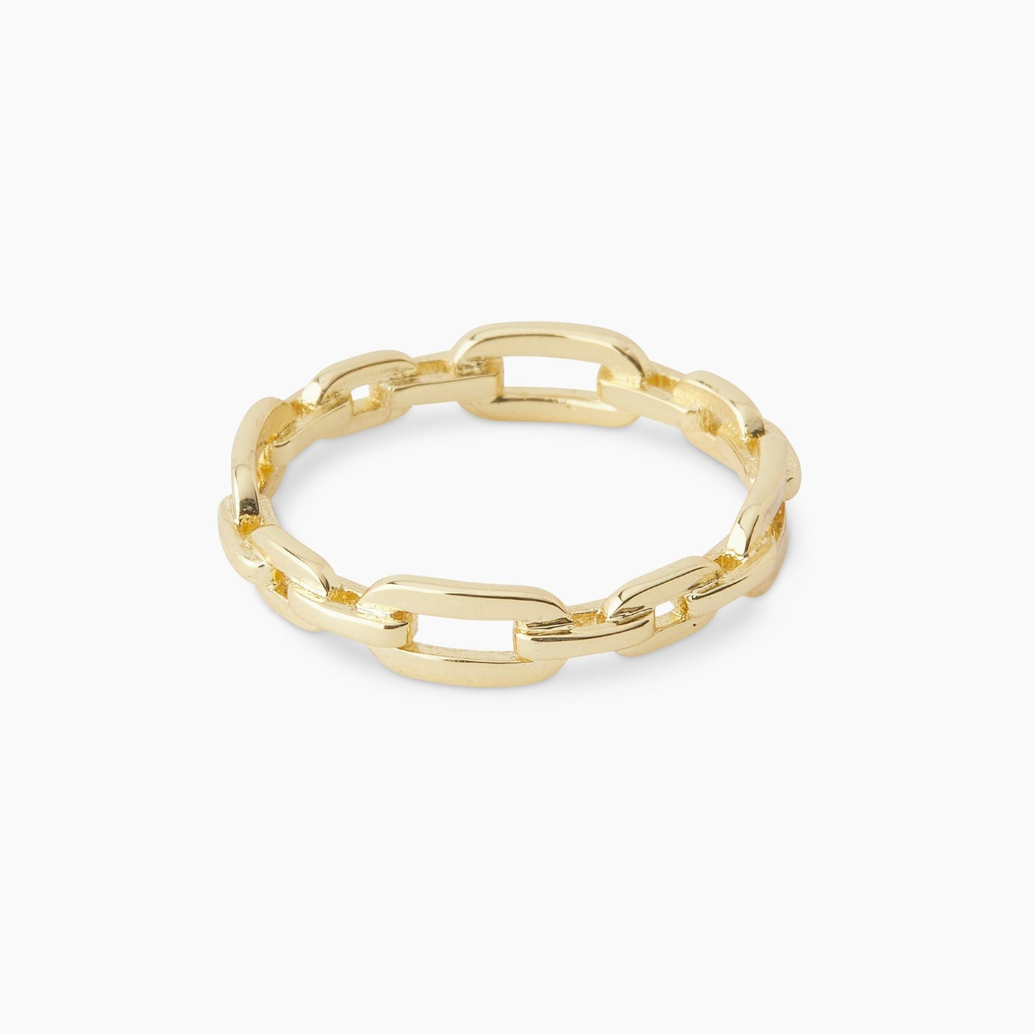 Parker Link Ring in Gold, Women's Size 6 by gorjana | Gorjana