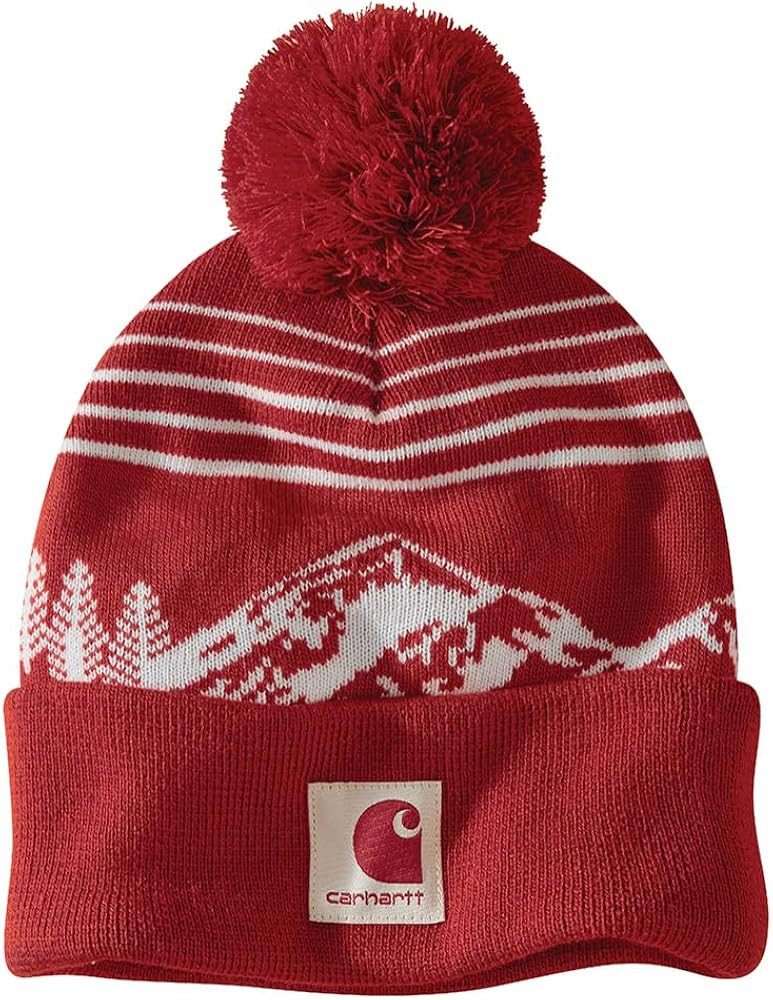 Carhartt Men's Knit Pom Mountain Beanie | Amazon (US)