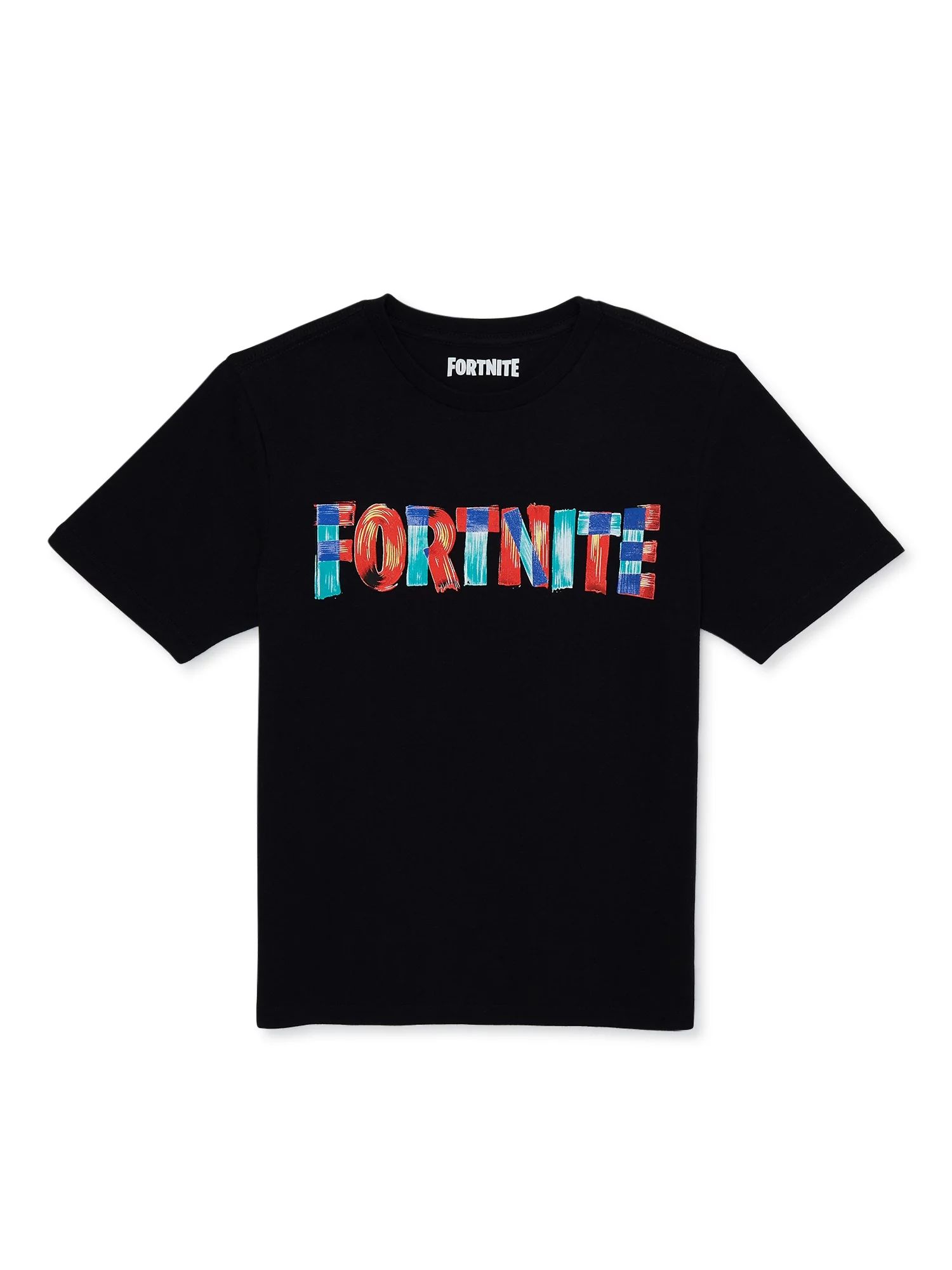 Fortnite Boys Logo, Crew Neck, Short Sleeve, Graphic T-Shirt, Sizes 8-18 | Walmart (US)
