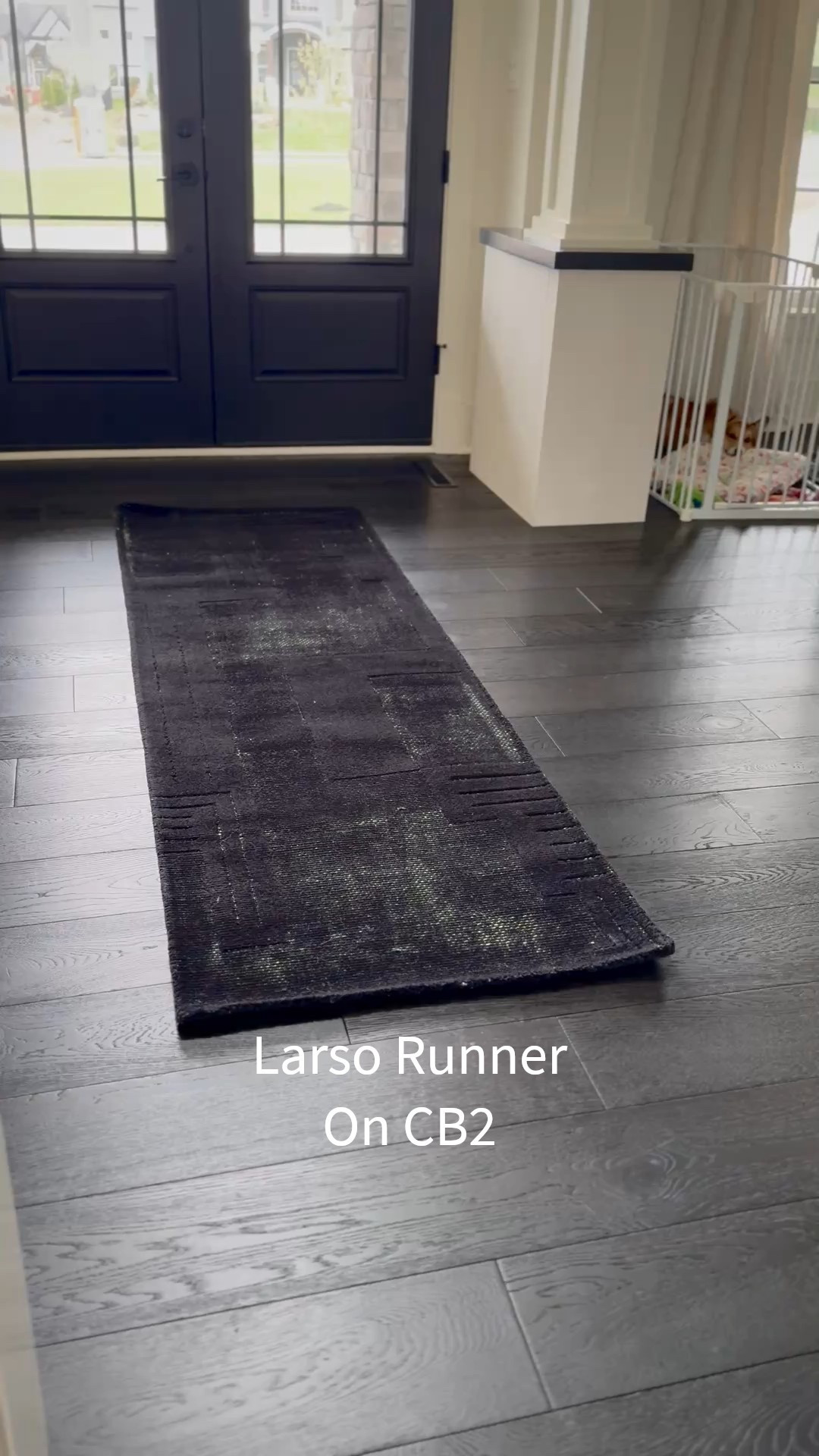 A CB2 review of one of their runners. 
#Rug #Runner #Handwoven #Black #Foyer #PaidLink #Ad #Quality #Review

#LTKStyleTip #LTKFamily #LTKHome