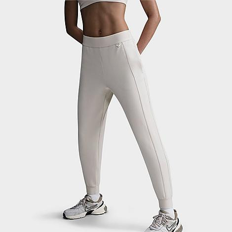 Nike Women's 24.7 ImpossiblySoft Dri-FIT Mid-Rise Jogger Pants in Light Orewood Brown/Light Iron Ore Size: Small | JD Sports (US)