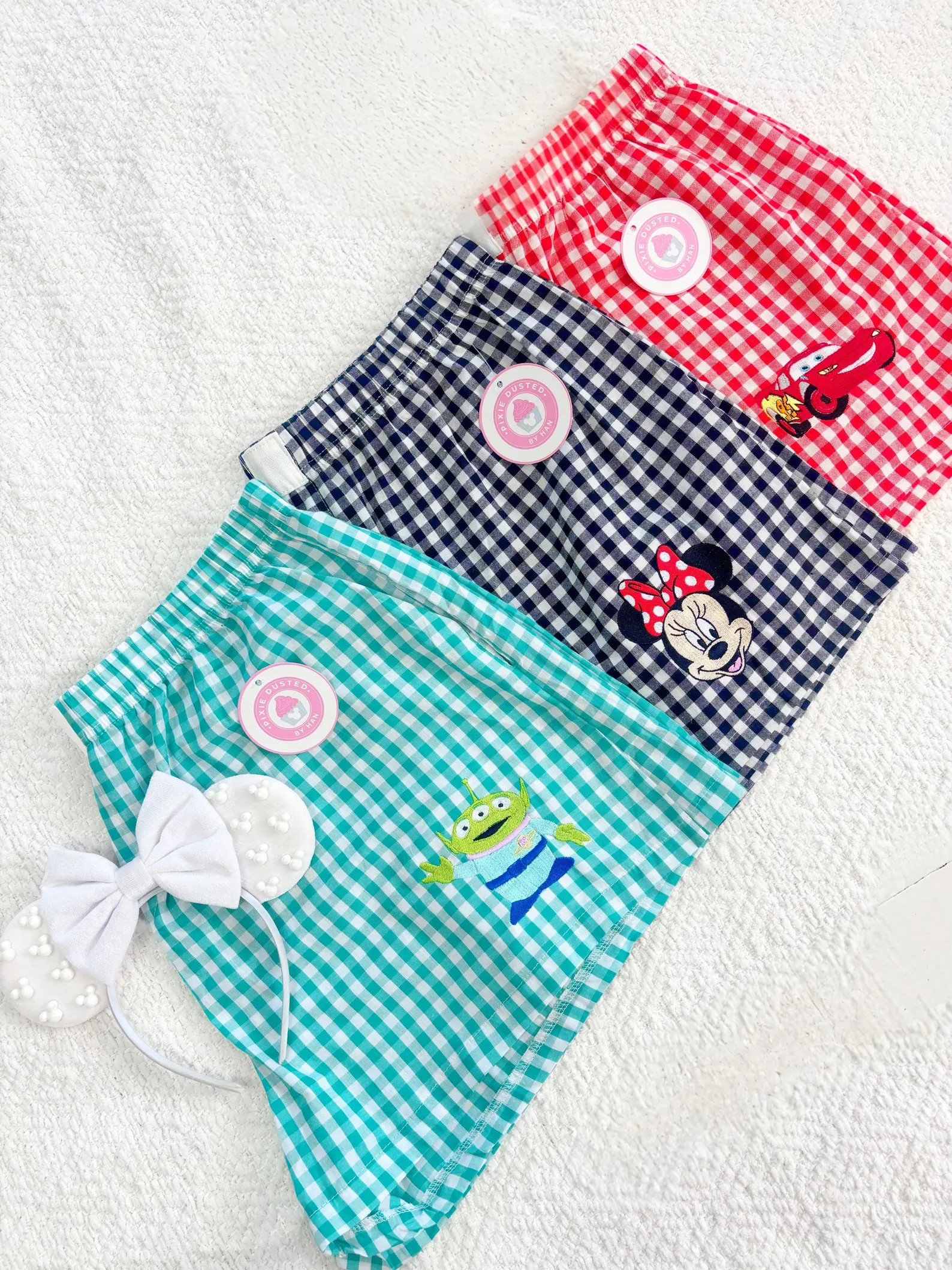 Disney Character Inspired Gingham Shorts | Etsy (Global)