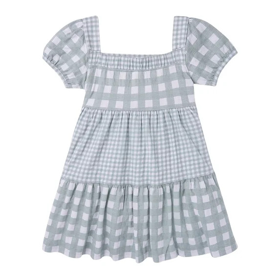 Modern Moments by Gerber Toddler Girl Tiered Dress, Sizes 12 Months - 5T | Walmart (US)