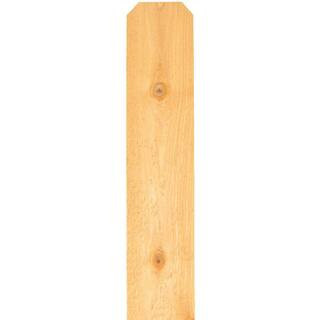 5/8 in. x 5-1/2 in. x 6 ft. American Western Red Cedar Dog-Ear Fence Picket | The Home Depot